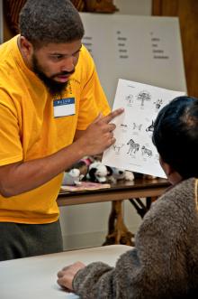Man teaching